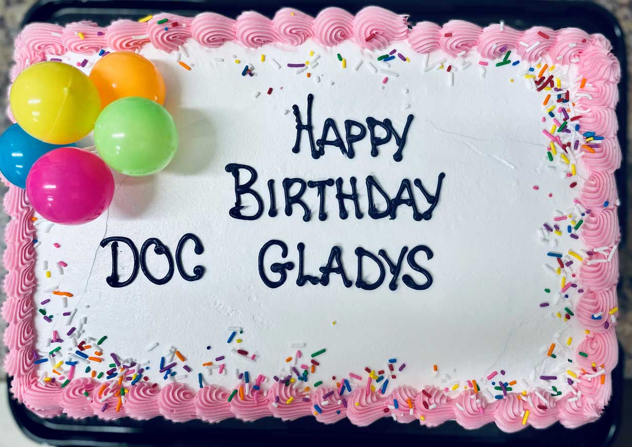 Doctor Gladys Birthday Cake
